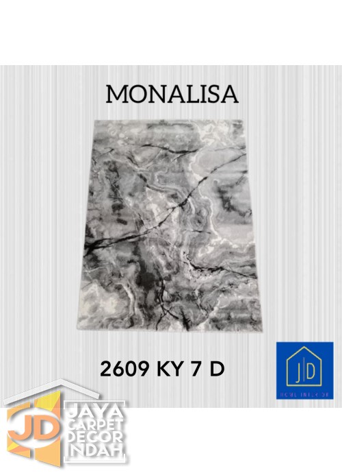 Permadani Monalisa Bulat 2609 KY  7 D  Ukuran 120 cm x 120 cm, 160 cm x 160 cm